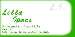 lilla ipacs business card
